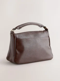 Next Chocolate Brown Panel Cross-Body Bag^Women Bags