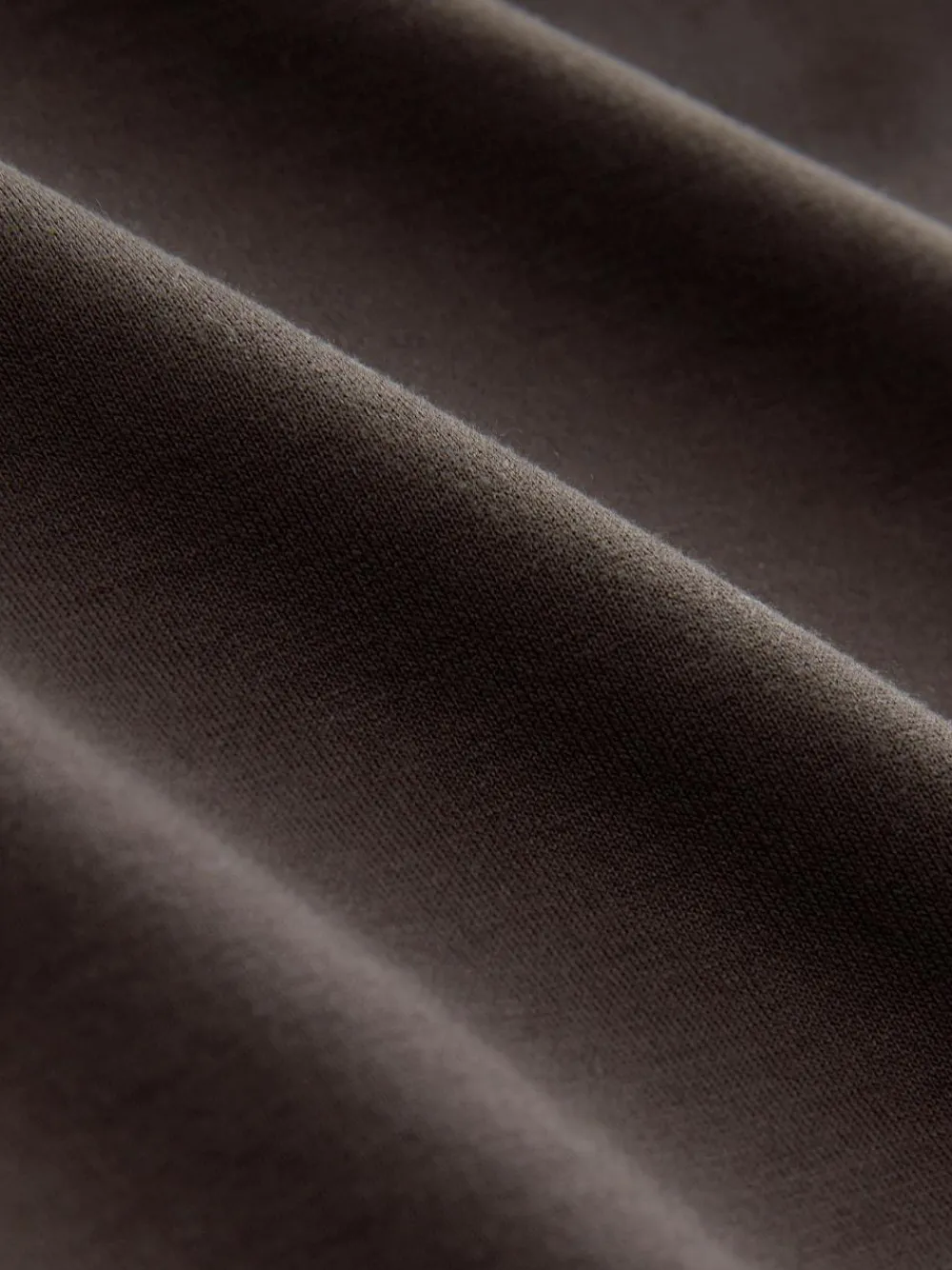 Online Next Premium Heavyweight Slinky Barrel Leg Joggers Chocolate Brown