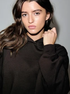 Online Next Relaxed Fit Heavyweight Regular Length Hoodie Chocolate Brown