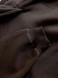 Online Next Relaxed Fit Heavyweight Regular Length Hoodie Chocolate Brown