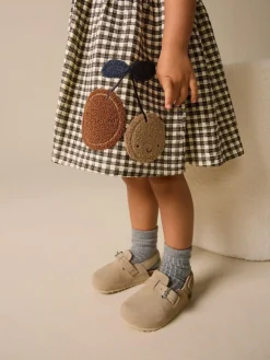 Next Chocolate Brown Short Sleeve Jersey Dress (3mths-7yrs)