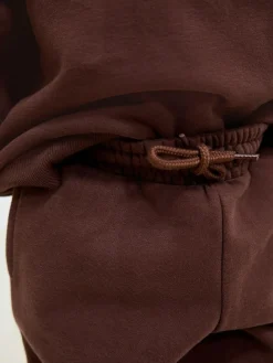 Online Next Single Printed Crew Neck Sweat Top & Joggers Set (3mths-7yrs) Chocolate Brown