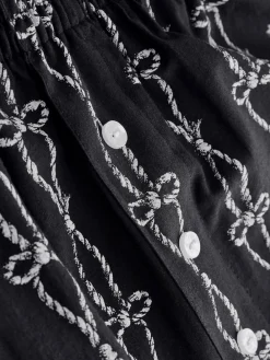 Sale Next Chocolate Brown Slogan Short Pyjamas Set