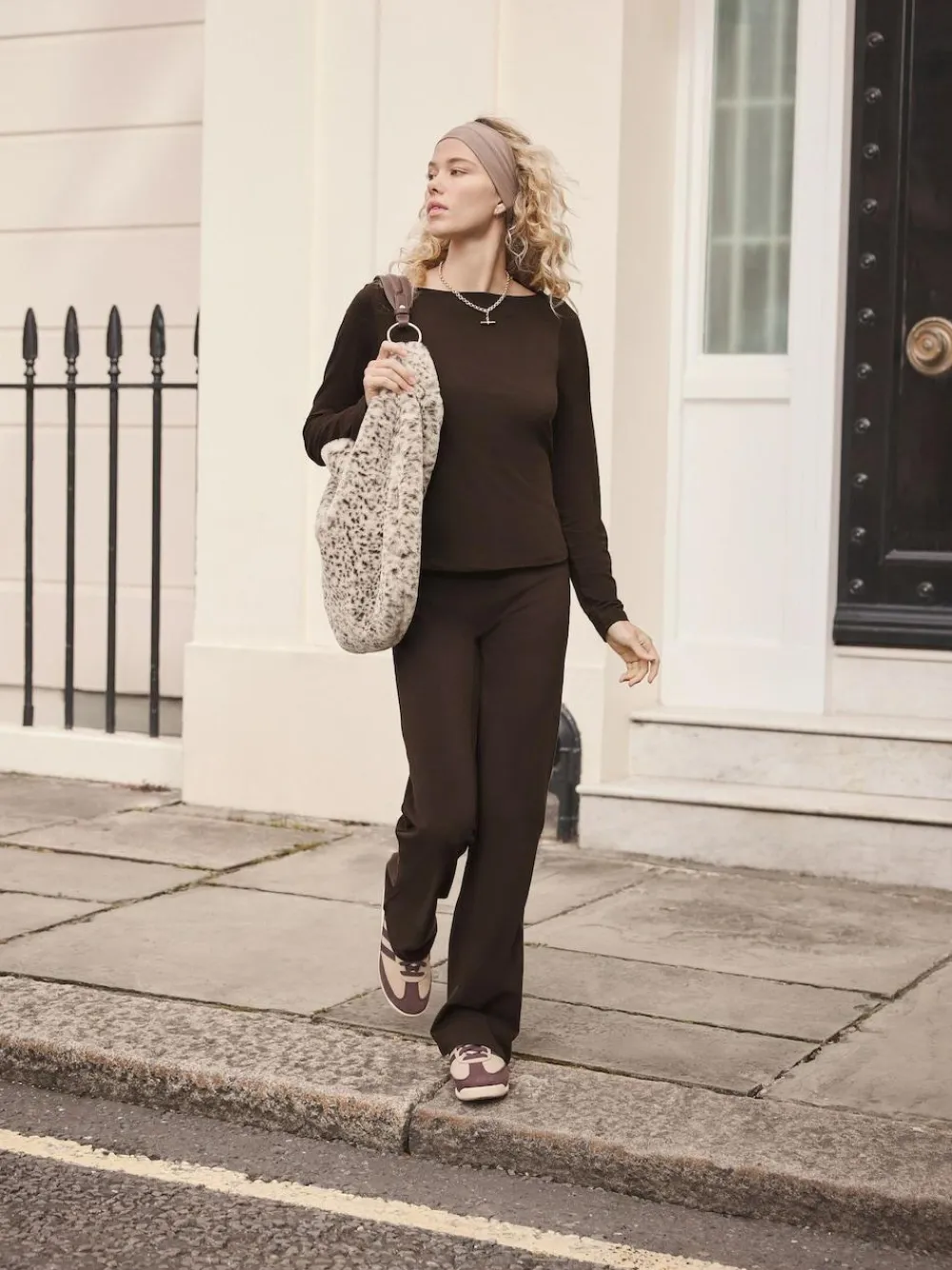 Next Soft Touch Rib Ruched Flare Leggings^Women Loungewear|Leggings & Sweatpants