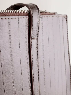 Online Next Structured Tote Bag Chocolate Brown