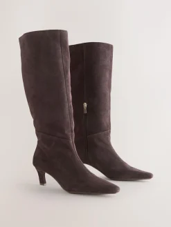 Next Forever Comfort® Knee High Chisel Toe Heeled Boots^Women Boots & Wellies|Boots