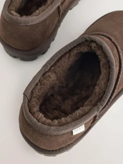 Next Suede Shoot Slippers^Women Nightwear|Slippers