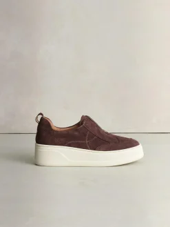 Next Signature Leather Chunky Wedge Platform Trainers^Women Sneakers