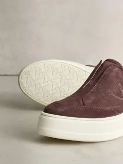 Next Signature Leather Chunky Wedge Platform Trainers^Women Sneakers