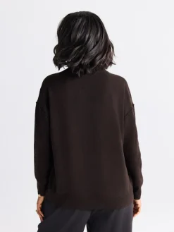 Next Chocolate Brown Supersoft V-Neck Cardigan With Pockets^Women Knitwear|Knitwear