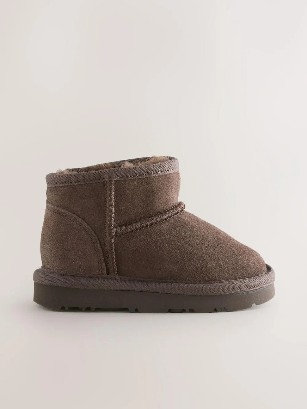 Outlet Next Chocolate Brown Water Repellent Standard Fit (F) Suede Pull On Boots