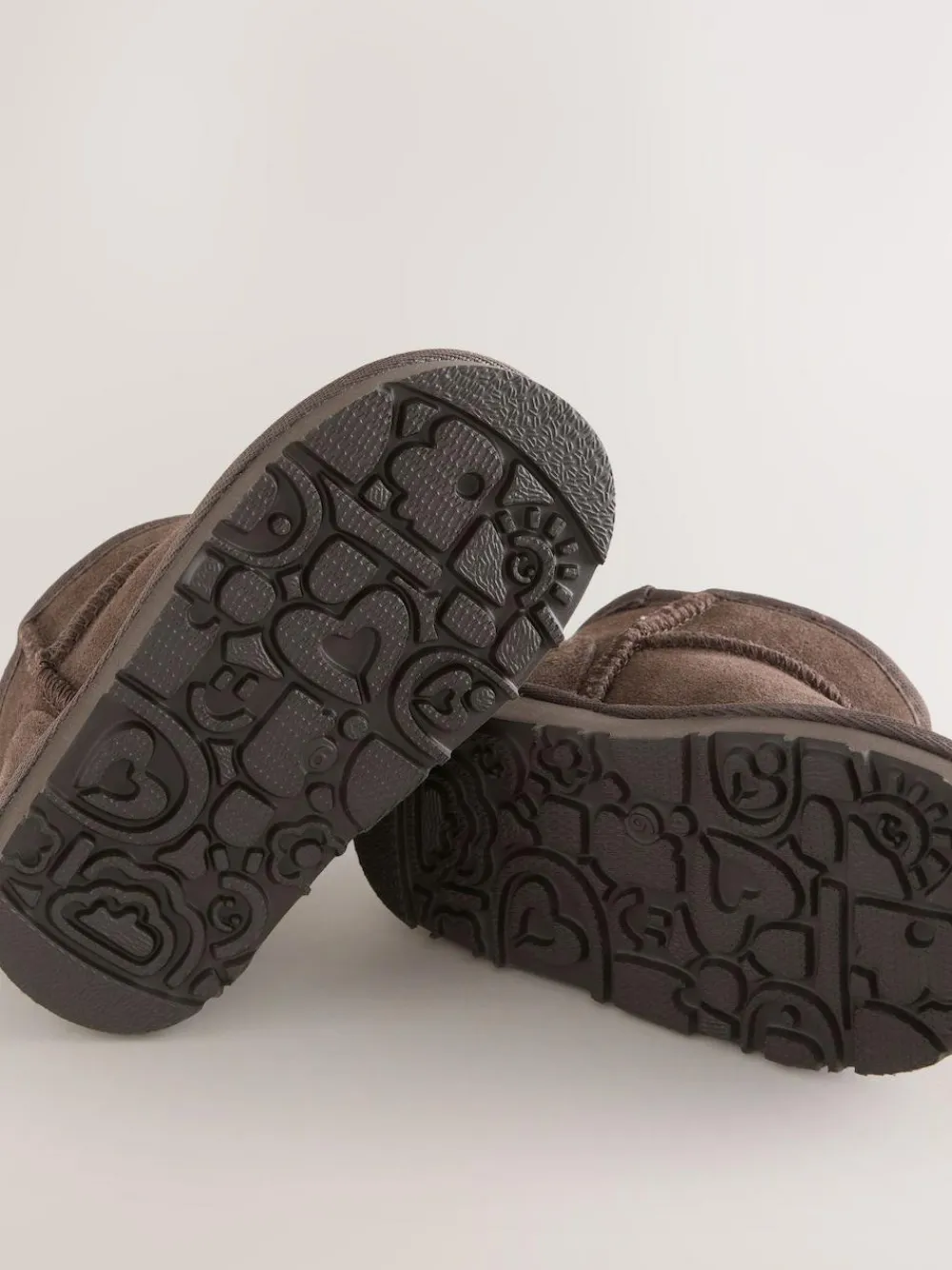 Outlet Next Chocolate Brown Water Repellent Standard Fit (F) Suede Pull On Boots