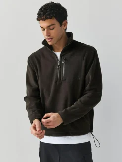 Next Zip Neck Utility Style Polar Fleece^ Sweatshirts & Hoodies|Sweatshirts & Hoodies