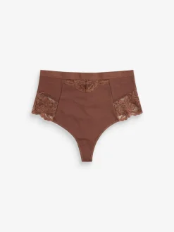 Next Tummy Control Light Shaping High Waist Thongs 2 Pack^Women Shapewear