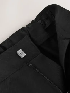 Clarks Black Slim Fit Boys Fastening School Trousers^BOY Tznius Pants