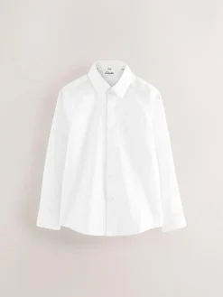 Discount Clarks Long Sleeve School Shirts 3 Pack White