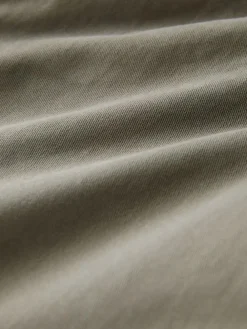 Hot Next Straight Fit Pleated Stretch Chinos Trousers With Elasticated Waist Clay