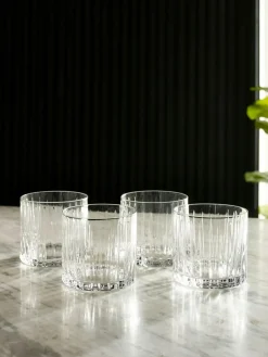 Next Clear Collins Set of 4 Short Tumbler Glasses^ Glassware