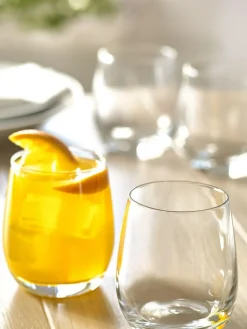 Next Clear Nova Tumbler Glasses Set of 4 Short Tumbler Glasses^ Glassware