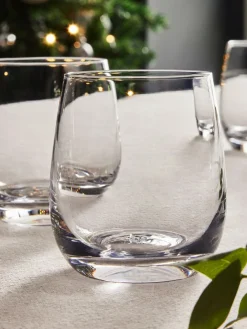 Next Clear Nova Tumbler Glasses Set of 4 Short Tumbler Glasses^ Glassware