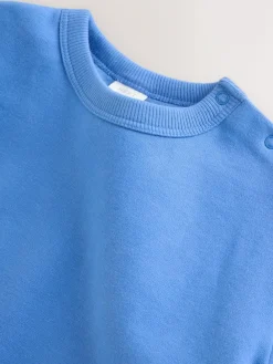 Clearance Next Cobalt Blue Baby Sweat Romper (0mths-3yrs)