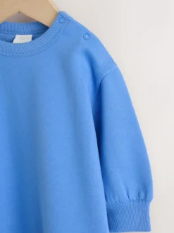 Clearance Next Cobalt Blue Baby Sweat Romper (0mths-3yrs)