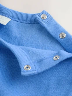 Clearance Next Cobalt Blue Baby Sweat Romper (0mths-3yrs)