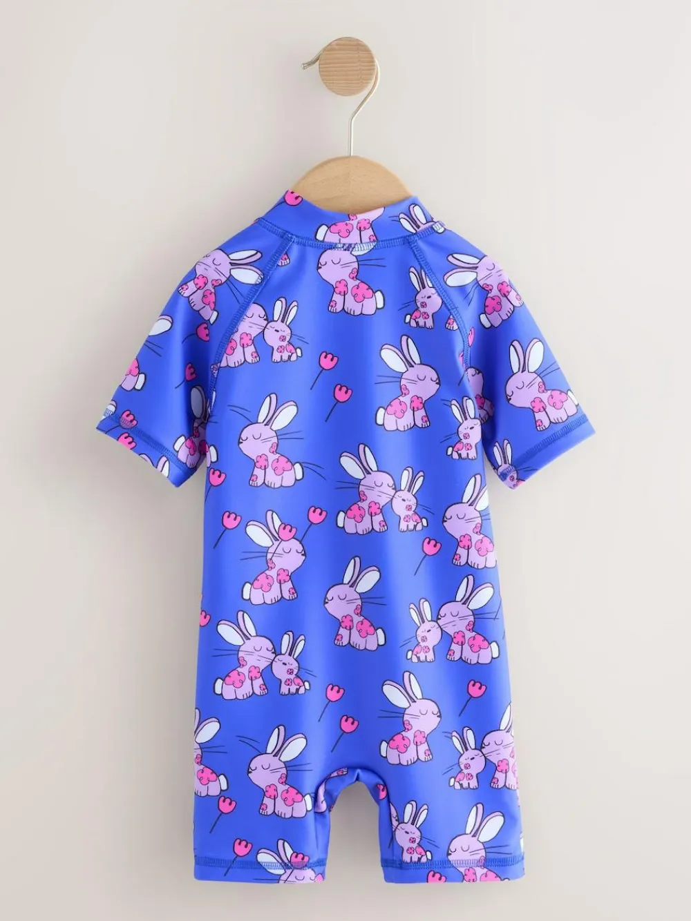 New Next Cobalt Blue Bunny Sunsafe Swimsuit (3mths-10yrs)