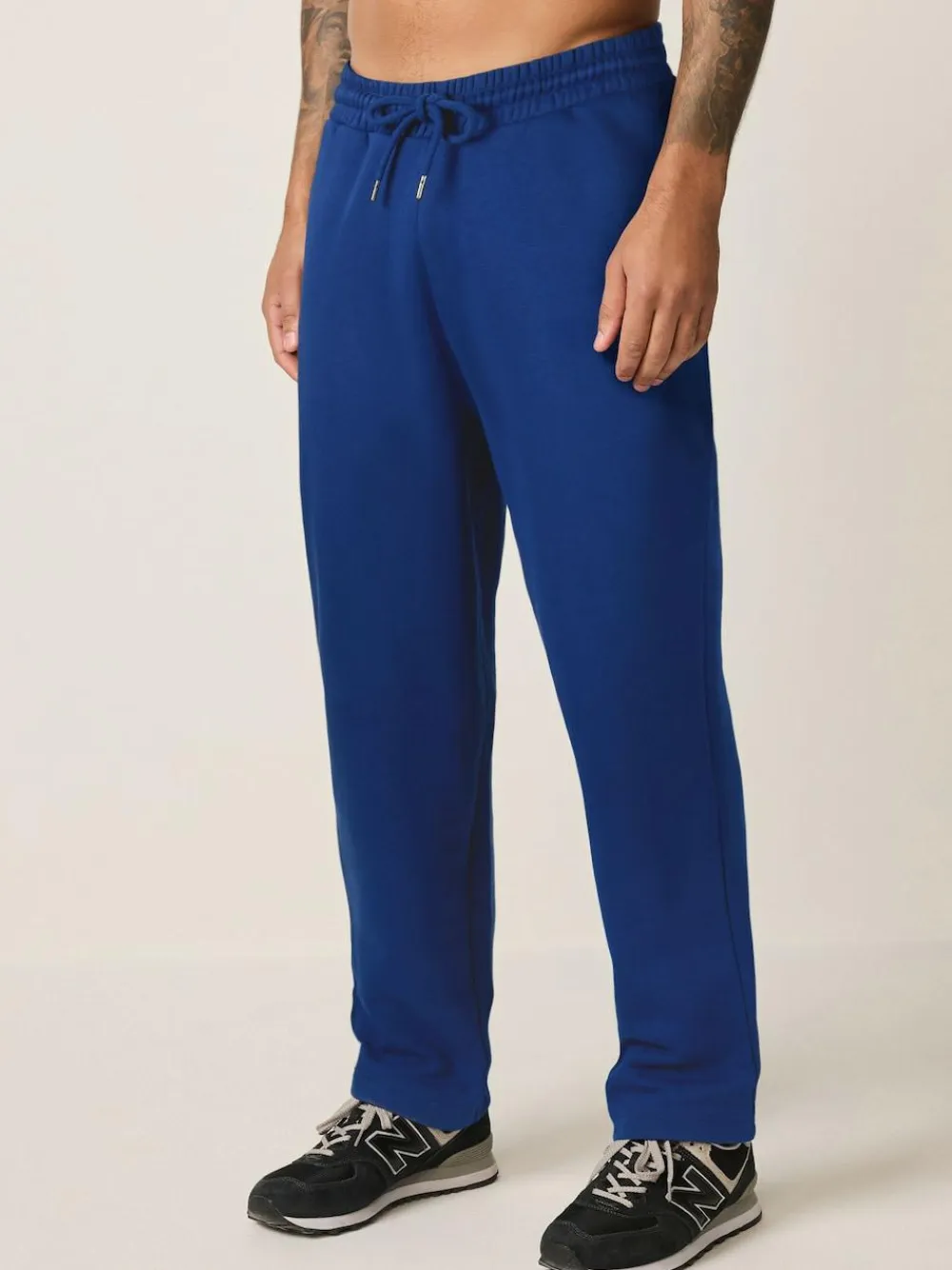 Sale Next Cobalt Blue Straight Fit Relaxed Fit Brushback Heavyweight Joggers