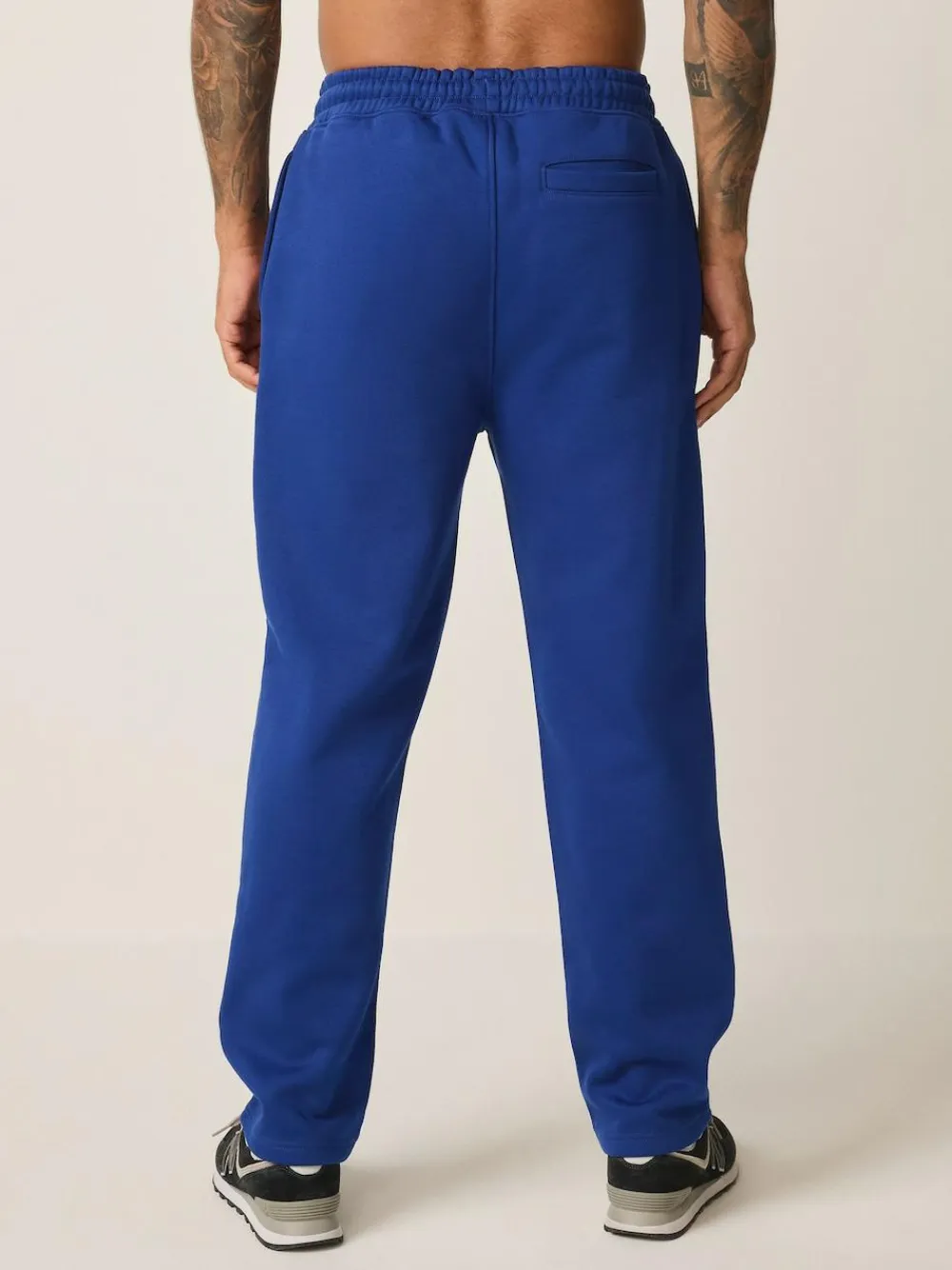 Sale Next Cobalt Blue Straight Fit Relaxed Fit Brushback Heavyweight Joggers