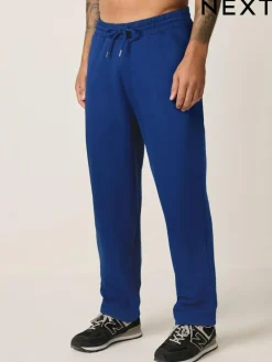 Sale Next Cobalt Blue Straight Fit Relaxed Fit Brushback Heavyweight Joggers