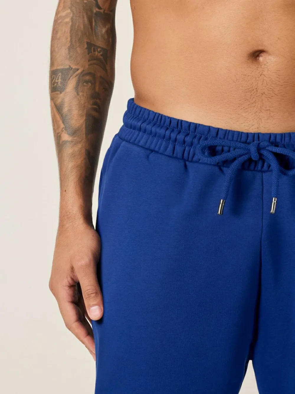 Sale Next Cobalt Blue Straight Fit Relaxed Fit Brushback Heavyweight Joggers