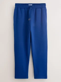 Sale Next Cobalt Blue Straight Fit Relaxed Fit Brushback Heavyweight Joggers