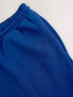 Sale Next Cobalt Blue Straight Fit Relaxed Fit Brushback Heavyweight Joggers