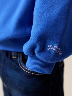 Online Next Cobalt Blue The Little Mermaid Crew Neck Sweatshirt (3mths-7yrs)