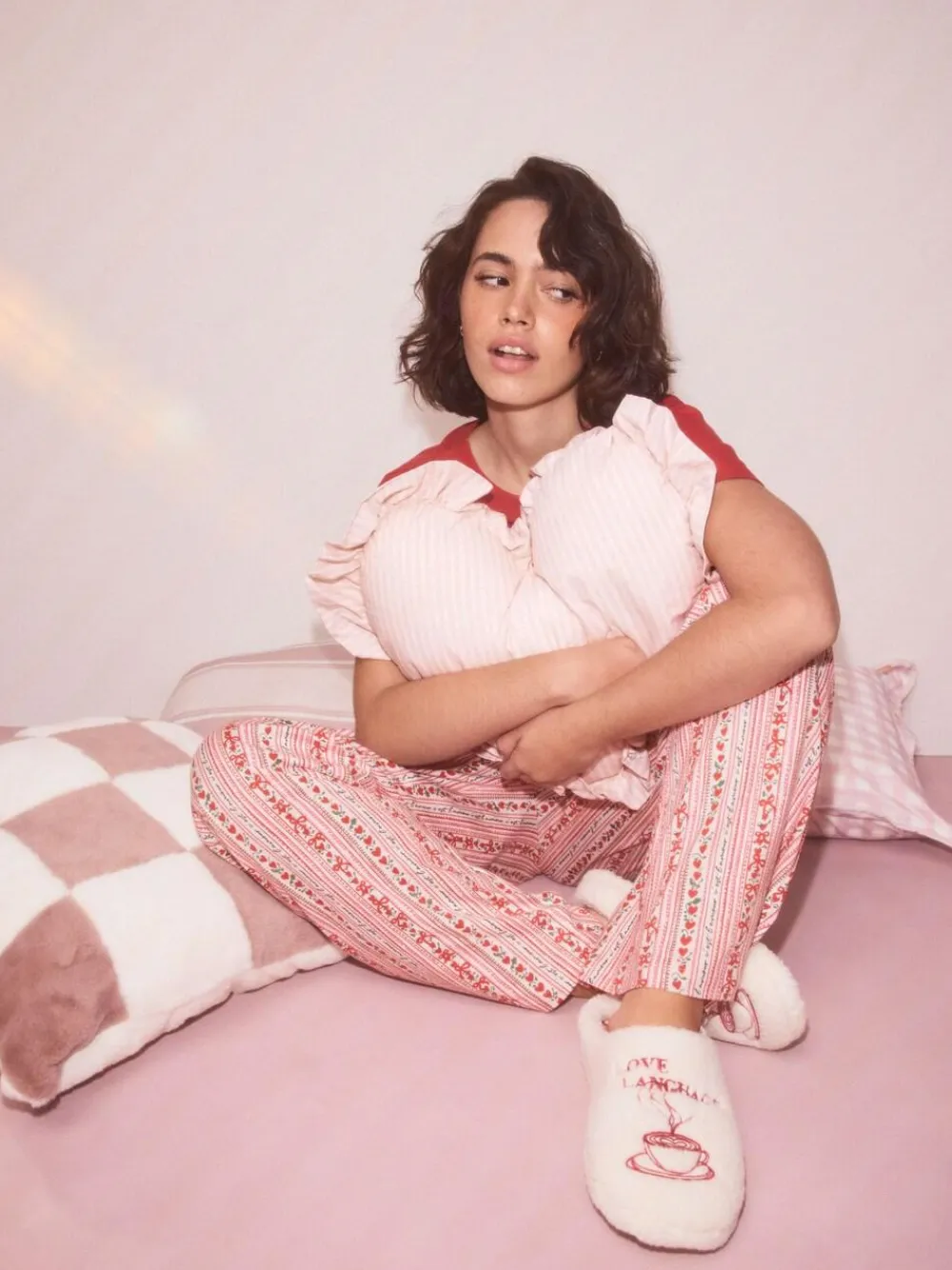 Next Coffee Mule Borg Slippers^Women All Night & Lounge