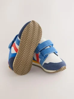 Next Standard Fit (F) Two Strap Touch Fastening Trainers^BOY Sneakers|Sneakers