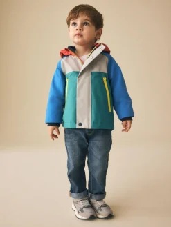 Next Waterproof Fleece Lined Anorak (3mths-7yrs)^BOY Coats, Jackets & Pramsuits|Coats, Jackets & Pramsuits