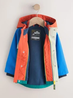 Next Waterproof Fleece Lined Anorak (3mths-7yrs)^BOY Coats, Jackets & Pramsuits|Coats, Jackets & Pramsuits