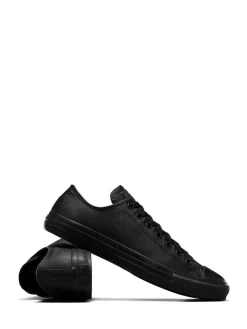 Converse Leather Chuck Ox Trainers Black