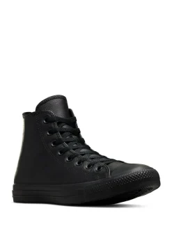 Best Converse Black Leather High Top Trainers