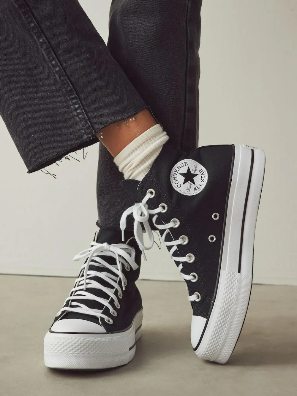 Converse Pale Platform Lift High Top Trainers^Women Sneakers