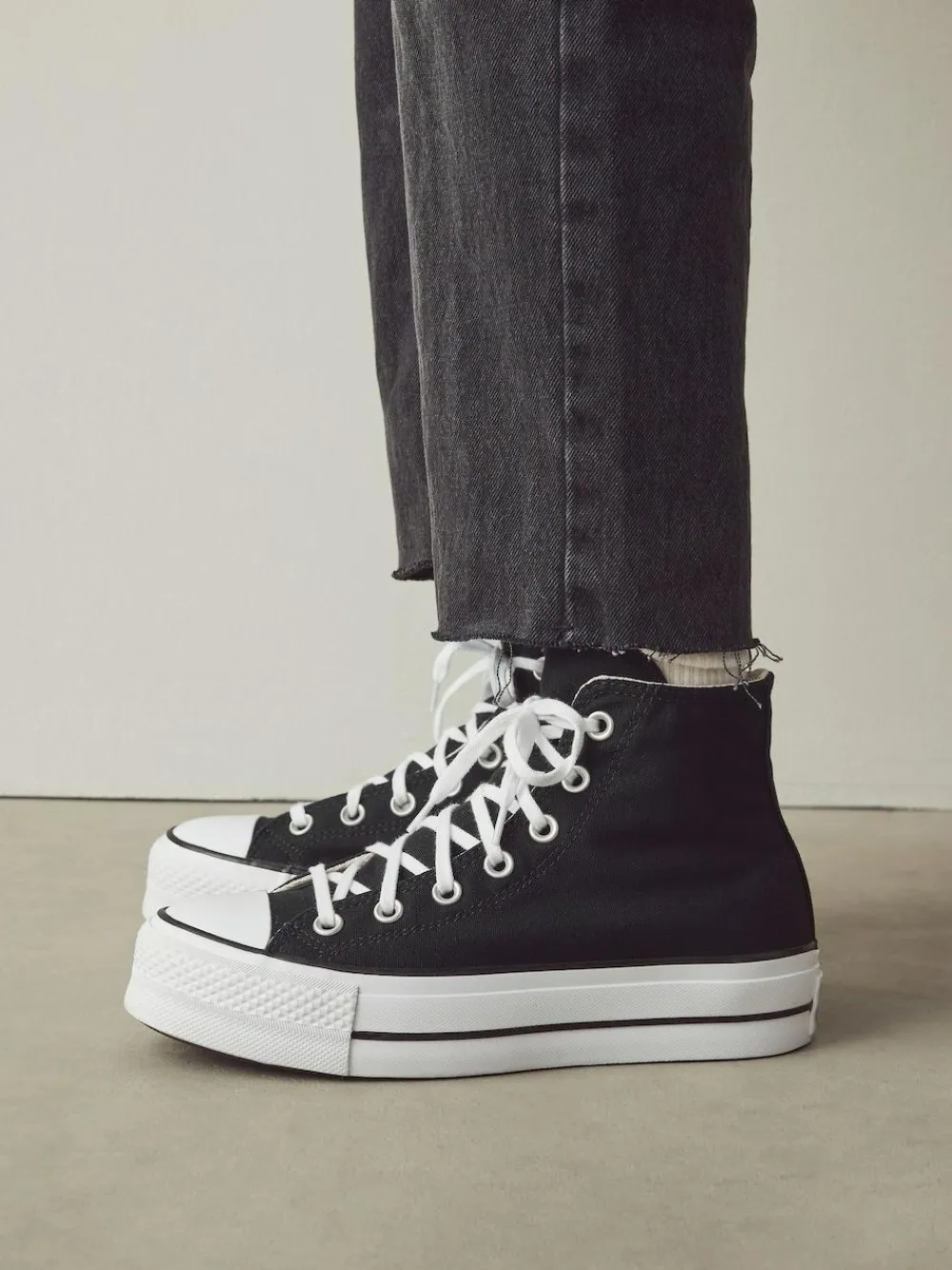Converse Pale Platform Lift High Top Trainers^Women Sneakers