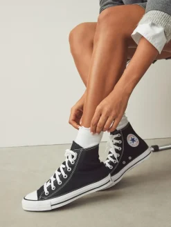 Clearance Converse Standard Fit Chuck Taylor All Star High Trainers Black/White