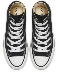 New Converse Black/White Wide Fit Chuck Taylor All Star High Trainers