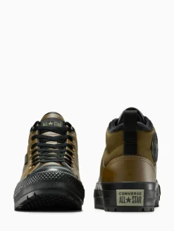 Outlet Converse Chuck Taylor All Star Malden Street Mid Top Trainers Brown