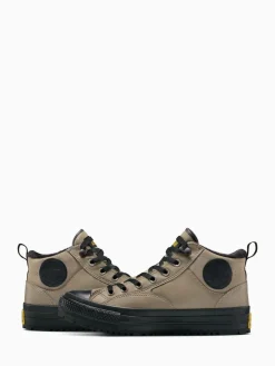Hot Converse Chuck Taylor All Star Malden Street Mid Top Trainers Grey