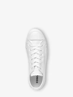 Converse White Chuck Taylor All Stars Leather Ox Trainers^Women Sneakers