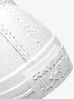 Converse White Chuck Taylor All Stars Leather Ox Trainers^Women Sneakers