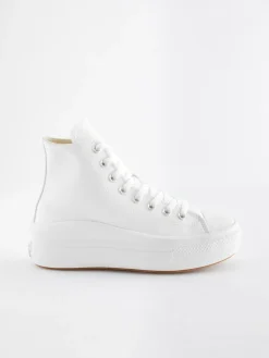 Converse Chuck Taylor All Star Move Platform Leather^Women Sneakers